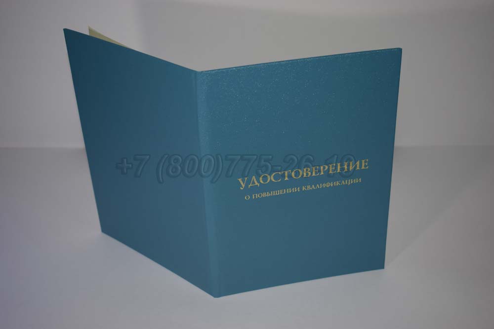Удостоверение курсов повышения квалификации учителей Гознак г.Челябинск
