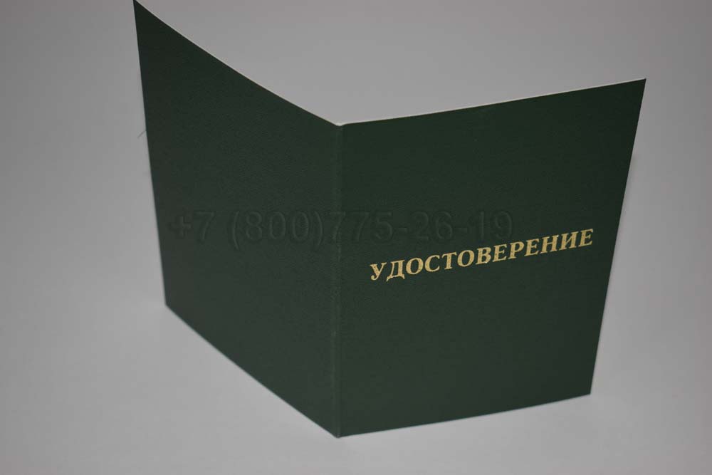 Удостоверение ординатуры Гознак 2007-2013  год выпуска г.Челябинск