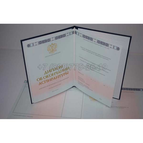 Диплом Аспирантуры 2014-2025 г.в. Челябинск