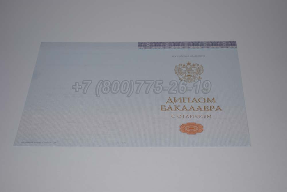 Бланк красного диплома бакалавра Гознак 2013-2025 год выпуска г.Челябинск