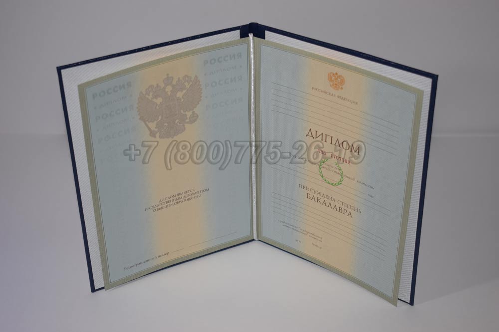 Диплом бакалавра Гознак 2003-2008 год выпуска г.Челябинск