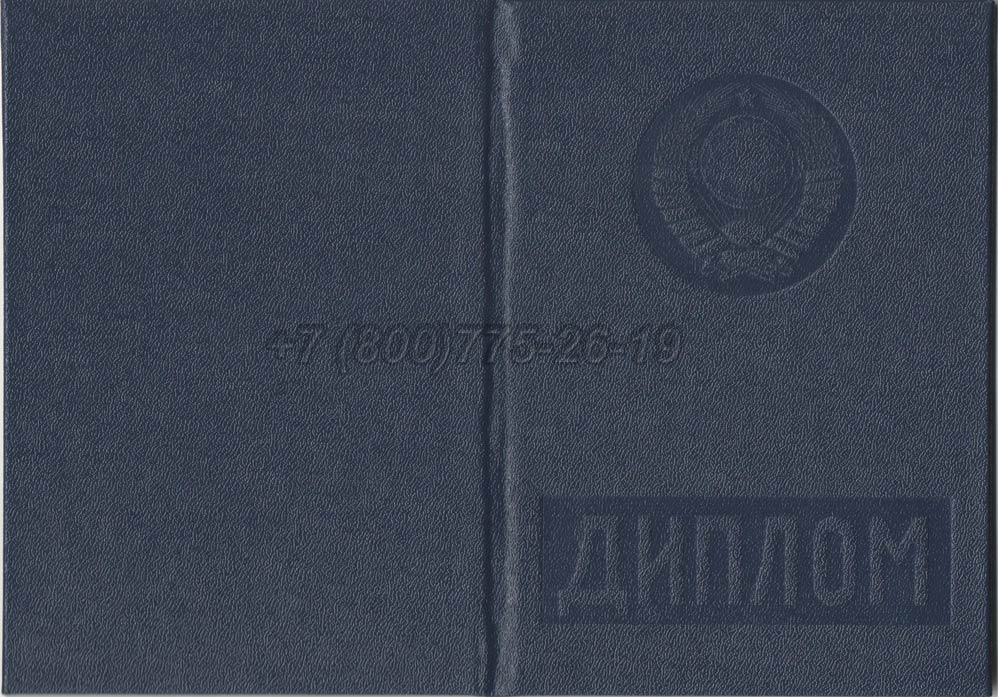 Диплом вуза Грузинской ССР Гознак 1975-1991 год выпуска г.Челябинск