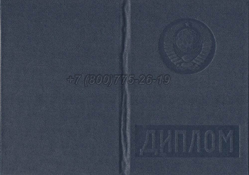 Диплом вуза Узбекской ССР Гознак 1975-1991 год выпуска г.Челябинск