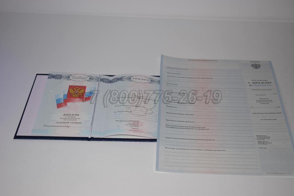 Диплом техникума Гознак 2008-2010 год выпуска г.Челябинск