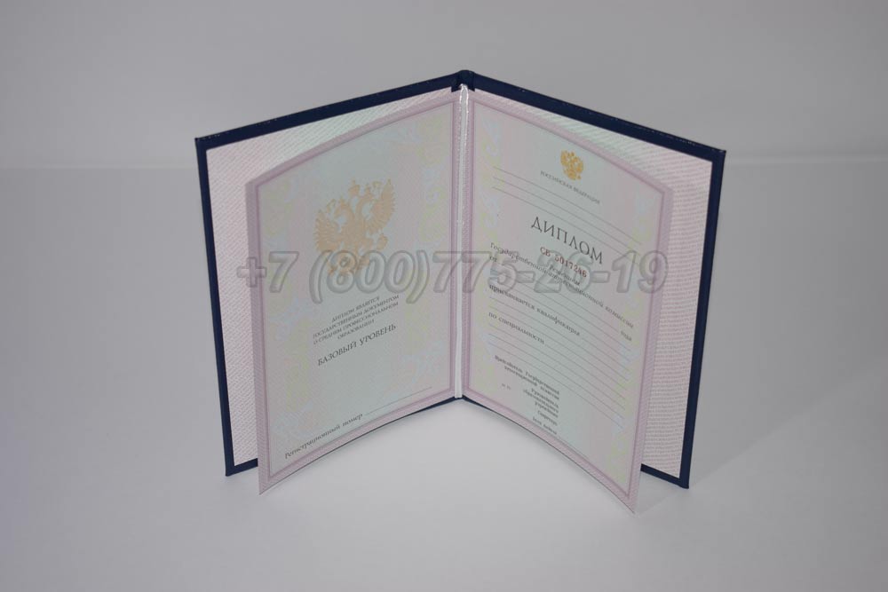 Диплом техникума Гознак 2003-2007 год выпуска г.Челябинск
