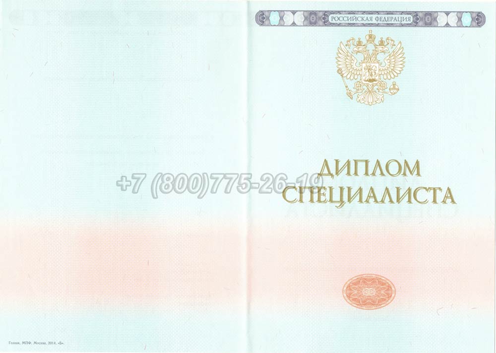 Бланк диплома о высшем образовании 2014-2025 год г.Челябинск