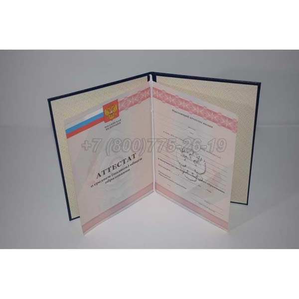 Аттестат За 11 Класс 2008-2009 г.в. Челябинск