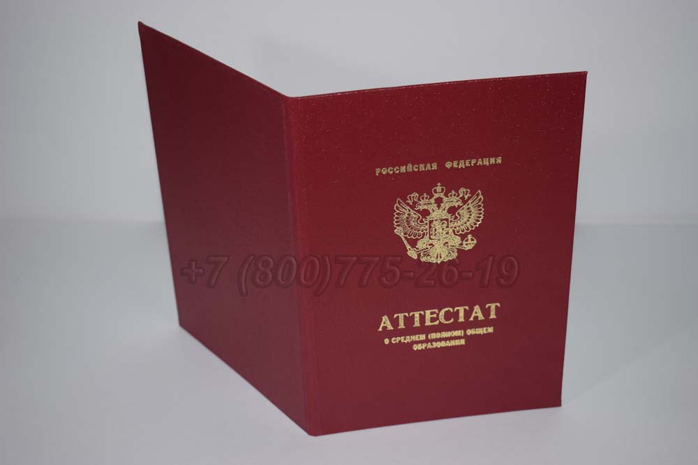 Аттестат за 11 класс золото Гознак 2010-2013 год выпуска г.Челябинск
