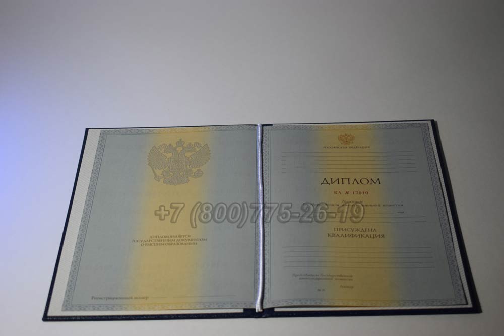 Диплом о высшем образовании Гознак 2011-2013 год выпуска г.Челябинск